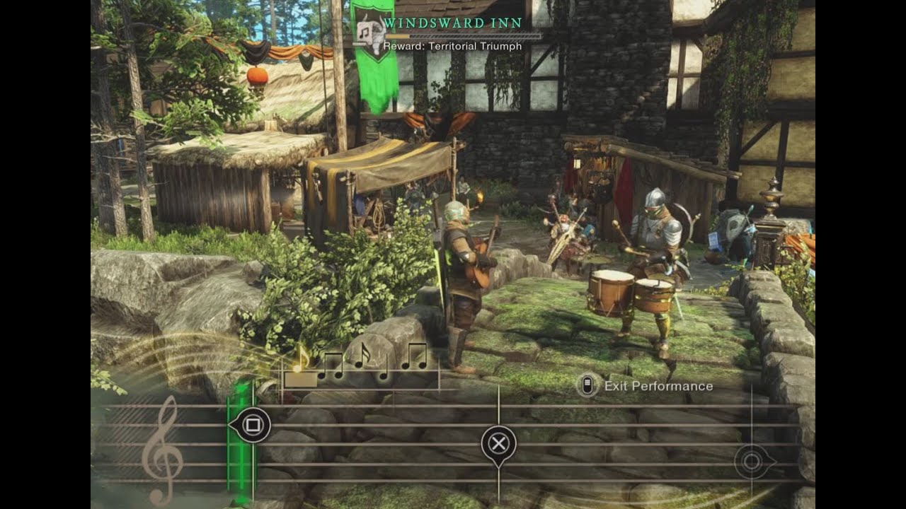 New World: Aeternum - Windsward Inn Song - Guitar and Drums Performance in Prydwen