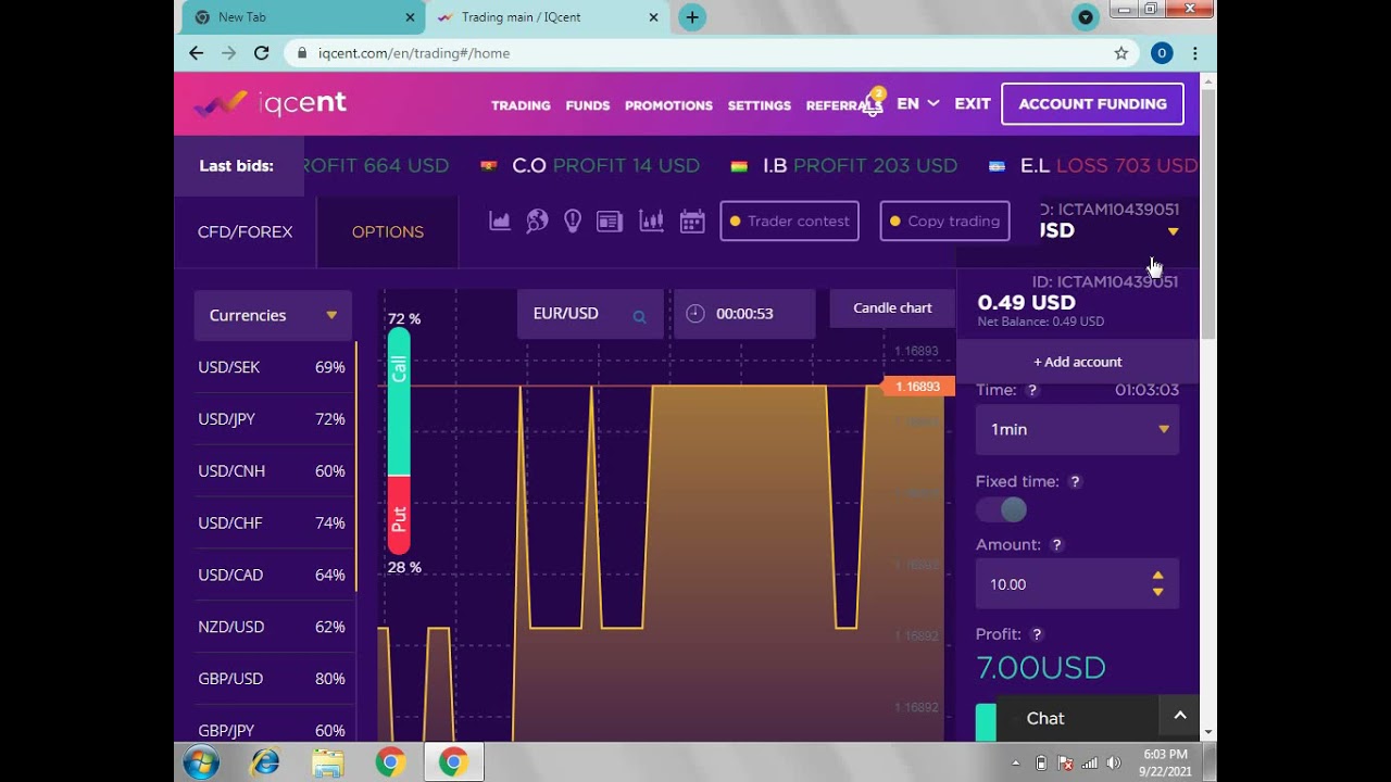 How to earn in minutes using the HFX trading platform ( Introduction to HFX and how to enter trades)
