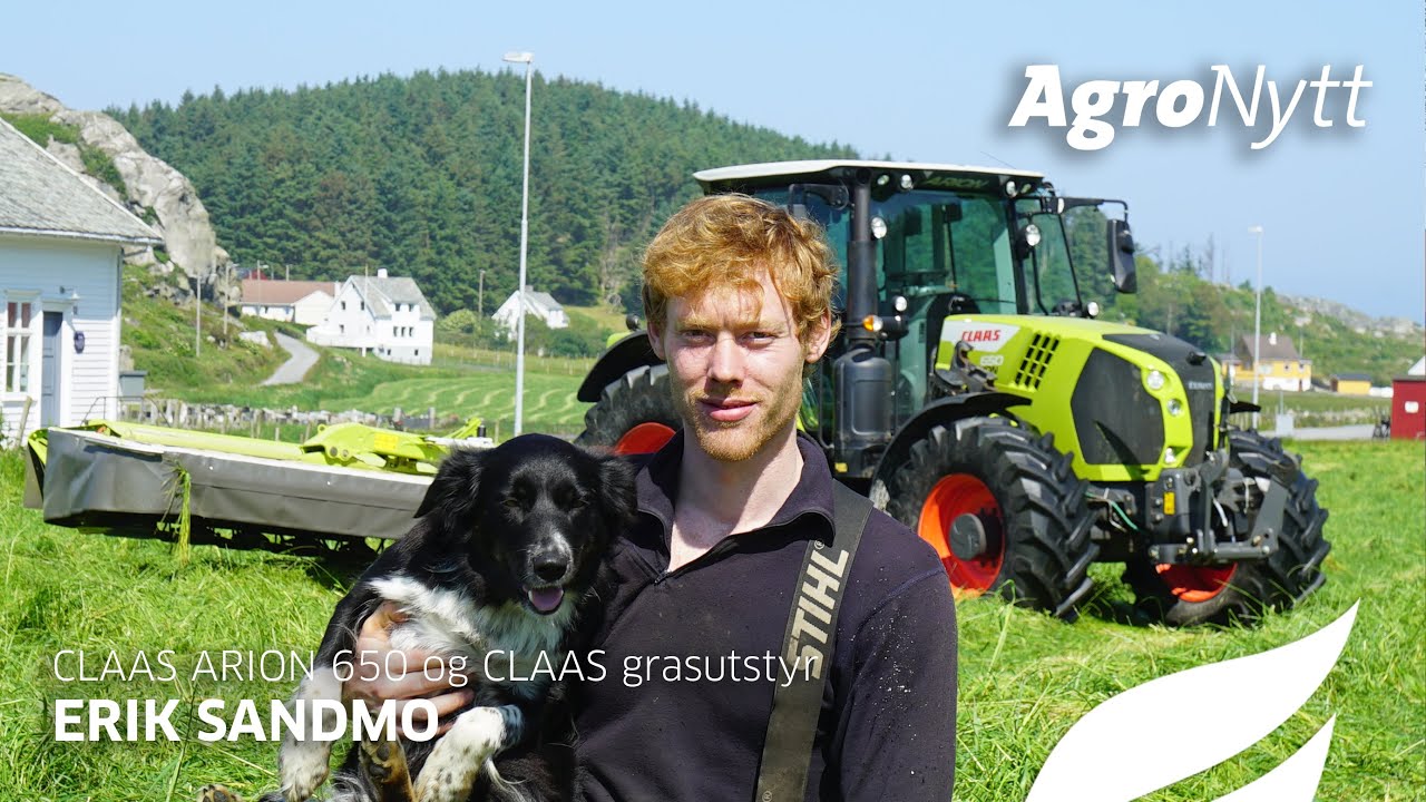 CLAAS ARION 650 og CLAAS grasutstyr | Erik Sandmo, Utsira