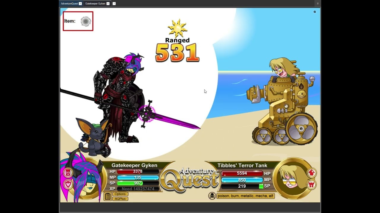 Tibbles' Terror Tank - Voidbringer Build - Void Boss - Adventure Quest BattleOn