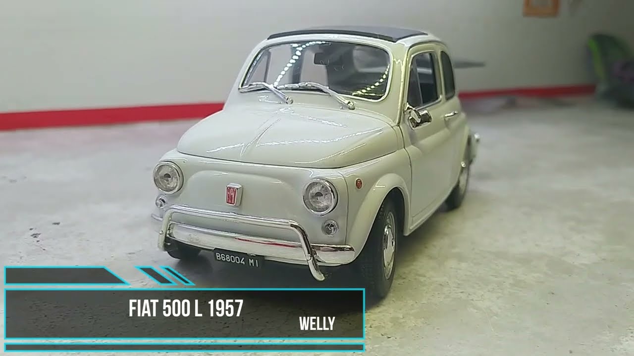 Présentation: Fiat 500 L 1957 Welly 1/18
