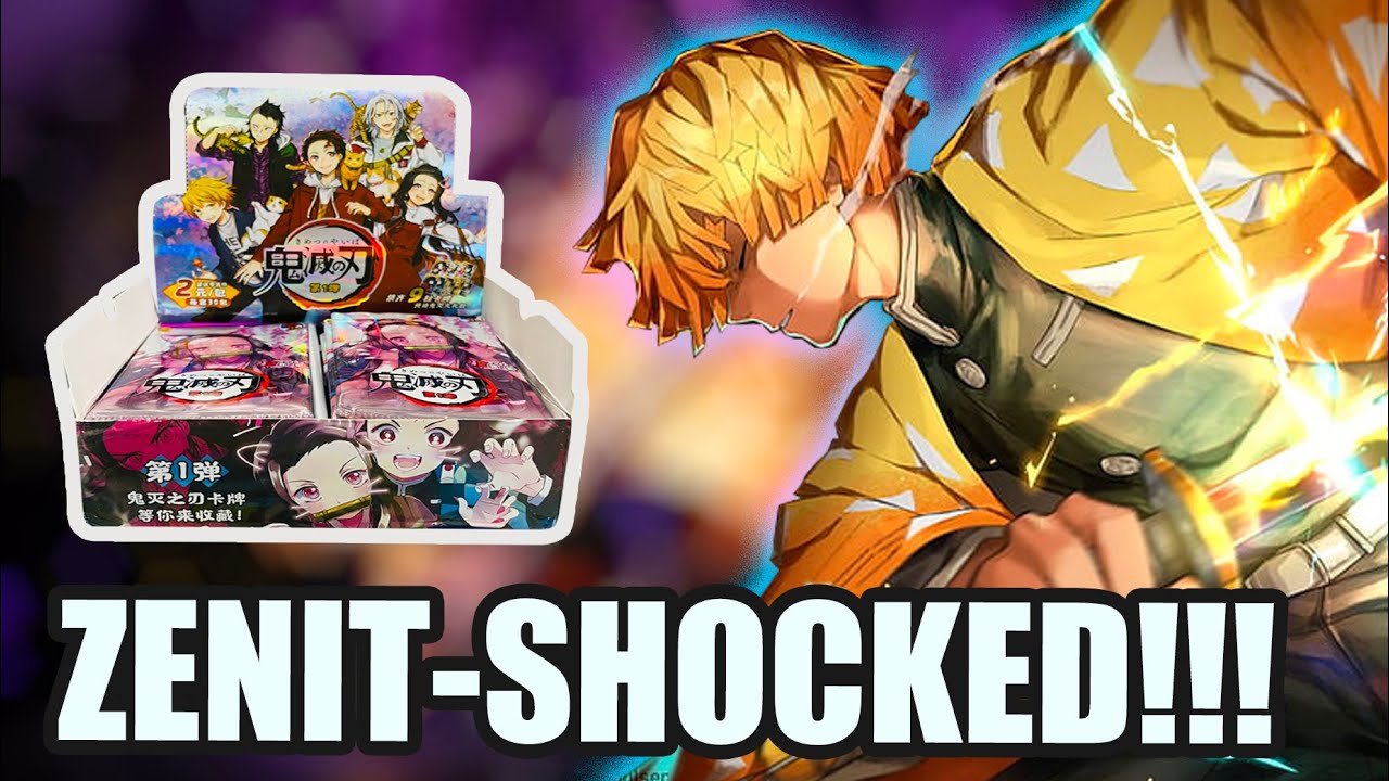 ZENITSU APPROVED BOX | DEMON SLAYER KIMETSU NO YAIBA COLLECTIBLE CARDS