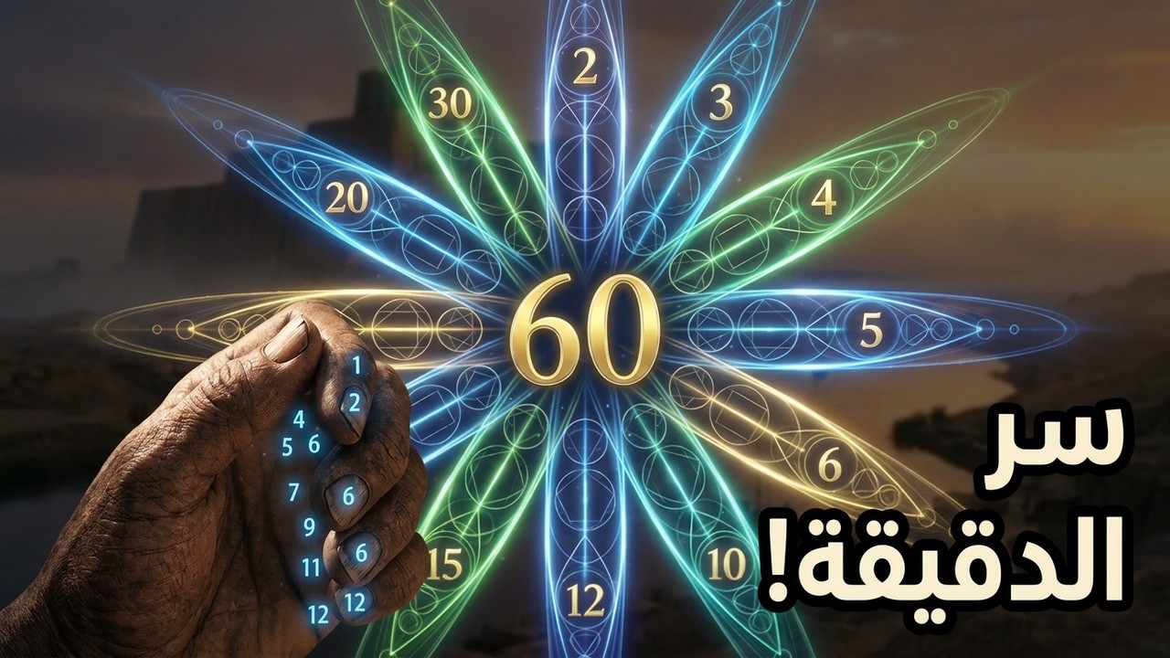 لماذا الدقيقة 60 ثانية؟ السر البابلي الذي يحكم ساعتك منذ 4000 عام! 🇮🇶