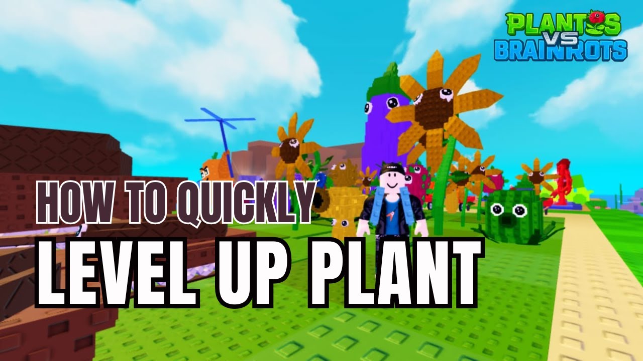 Level Up Plants FAST - Insane Tricks for Massive Damage in Roblox! how to level up plants tutorial