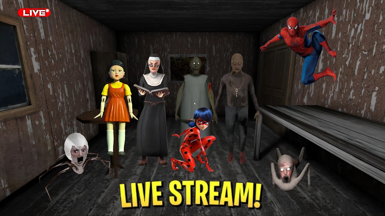 Granny Grandpa 1.8 Mod Gameplay Playing As Characters In Granny kamla BabyInYellow #shorts