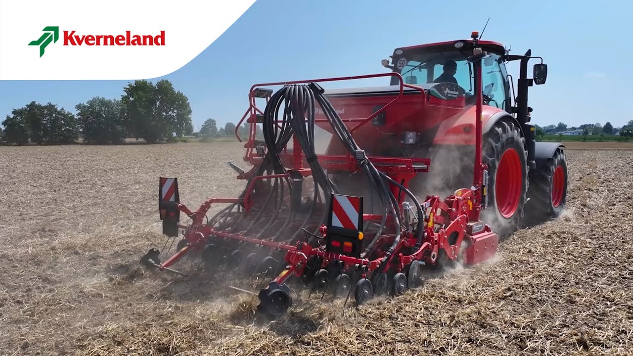 Kverneland e-drill compact - Combiné de semis pneumatique arrière (FR)