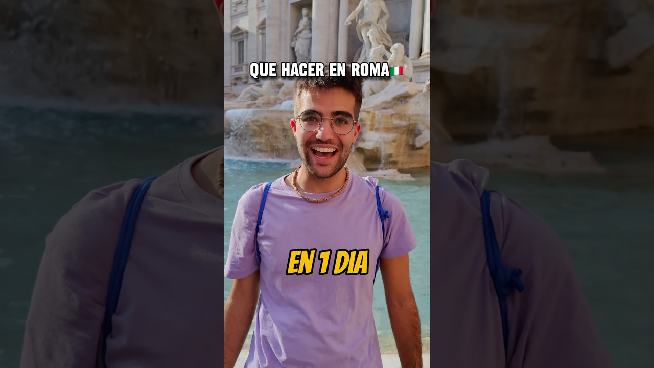 Que hacer en Roma en un d&iacute;a 🇮🇹🏛️ #roma #italia #viajes #viajar
