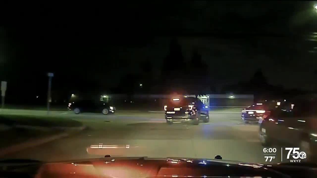Dashcam video shows chase after abduction in Shelby Township; 1 arrested