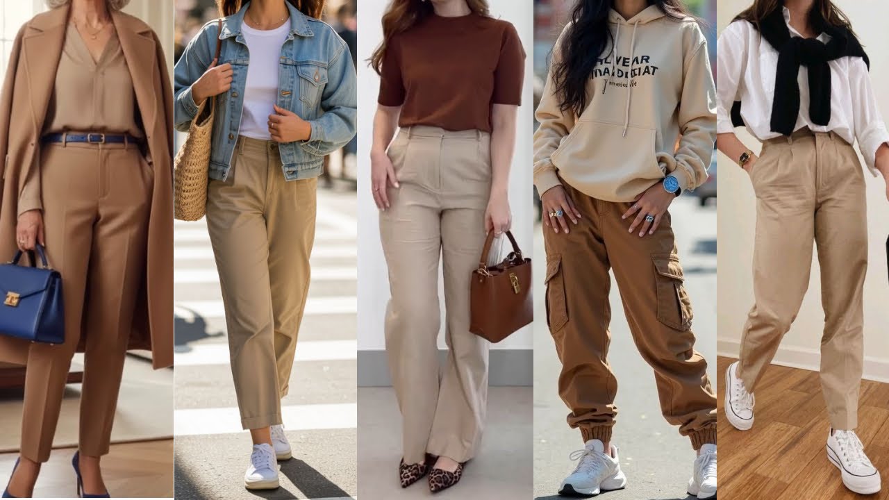 IDEAS DE OUTFITS con PANTALONES BEIGE Clásicos, Sofisticados y con MUCHO ESTILO