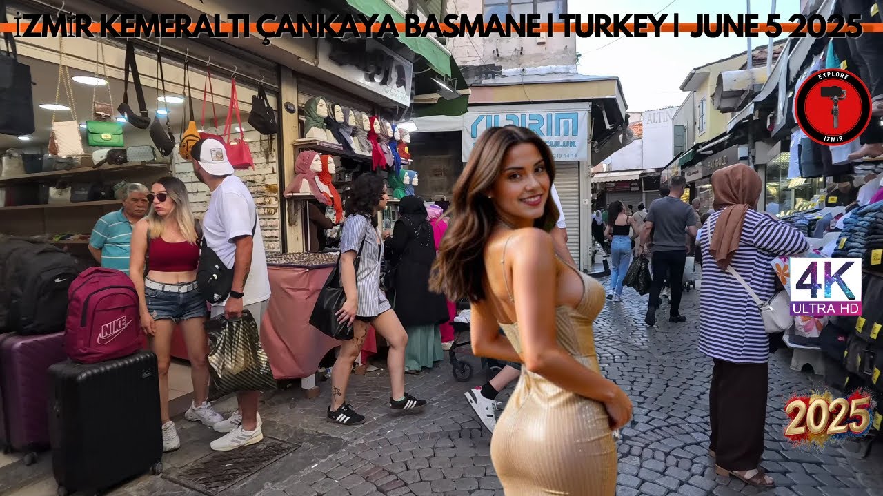 IZMIR KEMERALTI 2025 Walking Tour | 4k UHD 60fps | İZMİR TÜRKİYE