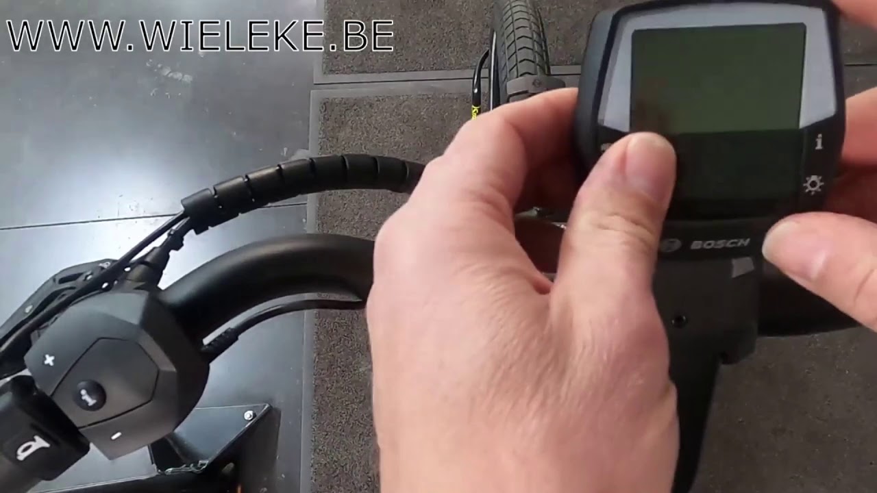 handleiding Bosch ebike intuvia met H-sync Enviolo automatisch versnellingssyteem