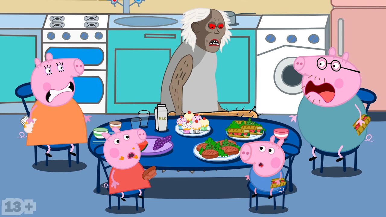 What Happened To GRANNY ?! - Peppa Pig Funny Animation को क्या हुआ?! - पेप्पा पिग फनी एनिमेशन