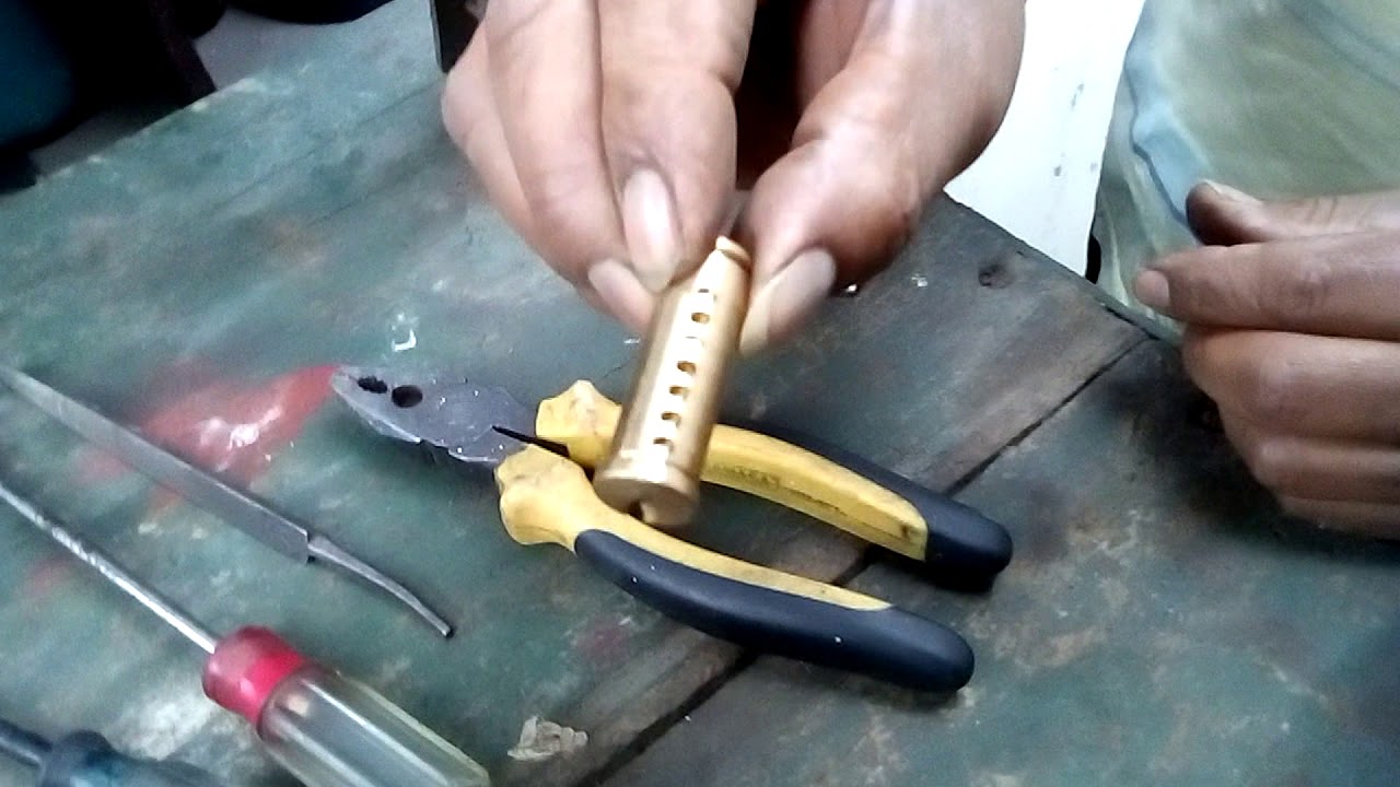 COMO HACER LA LLAVE DE UN TAMBOR - CERRAJERIA