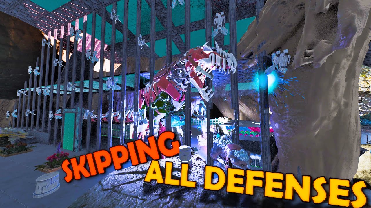 CHEESING THE BIGGEST TREE BASE FOR THE FATTEST LOOT EVER! ARK Ascended PvP