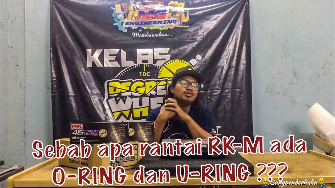 Sebab apa RANTAI RK-M ada O-ring dan U-ring???