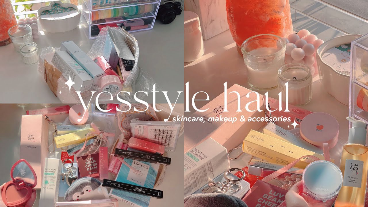 $150 YesStyle Haul 🍥🍡✨ *unboxing k-beauty & j-beauty* skincare, makeup & accessories 🍧☁️ | Myer C