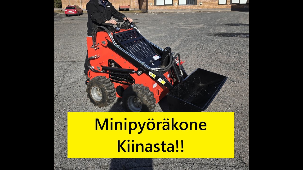 Pyöräkone Kiinasta. Wheelloader from China