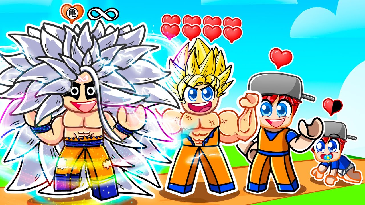 Gara&rsquo;s BIRTH to SUPER SAIYAN INFINITY in Roblox!