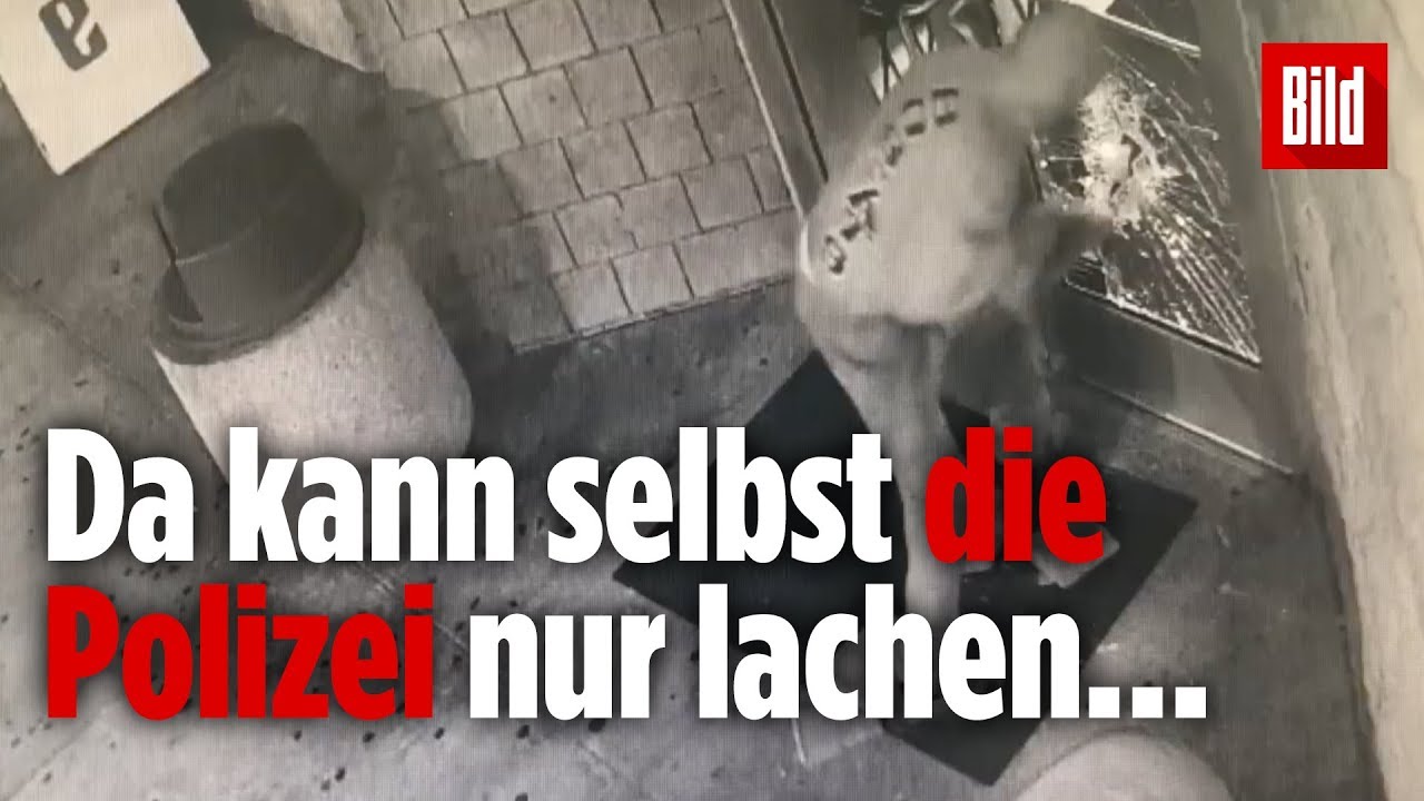 Die Polizei sucht nach diesem Trottel-Einbrecher
