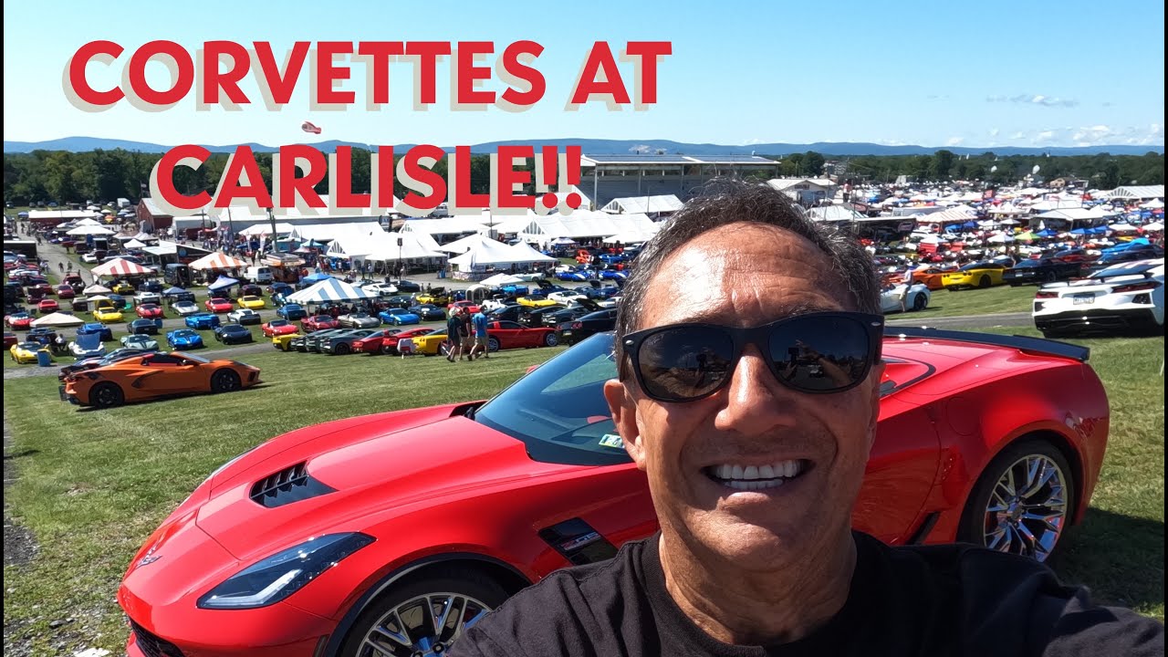 CORVETTES AT CARLISLE  LET'S GO!!