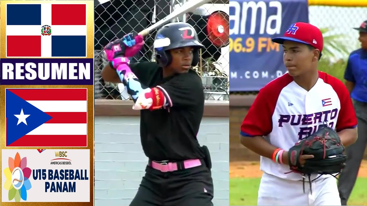 Dominican Republic vs Puerto Rico  Resumen | 2025 U-15 Baseball. 08/09/25
