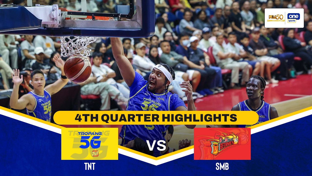 TNT vs SAN MIGUEL | 4TH QUARTER HIGHLIGHTS | PBA SEASON 50 COMMISSIONER&rsquo;S CUP
