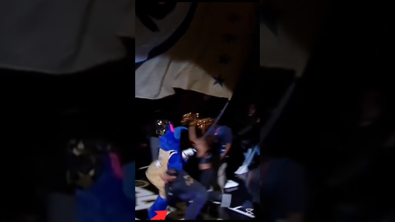Jaxson Hayes was suspended by the NBA for one game for pushing the Washington mascot. #nba  #fun