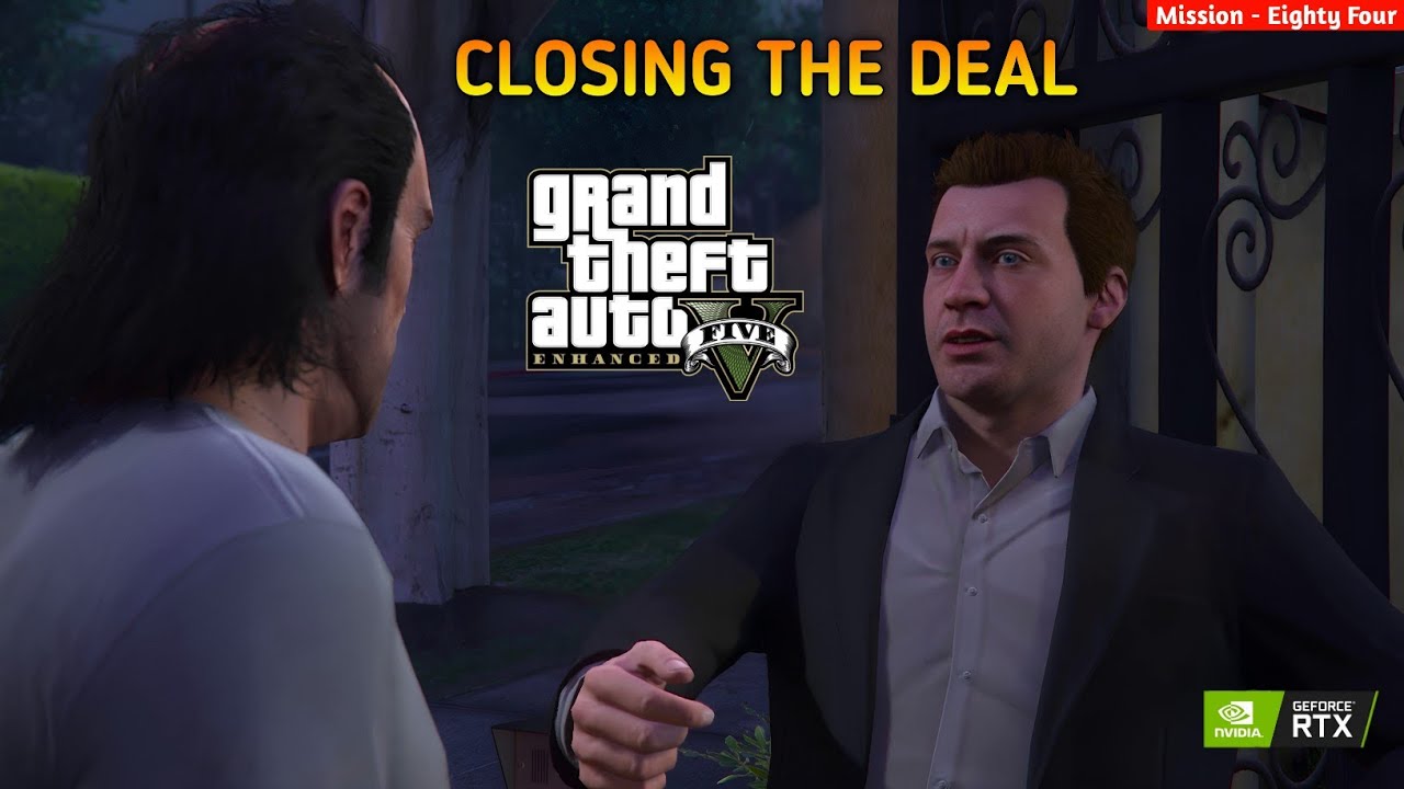 Прохождение игры Grand Theft Auto 5 &mdash; Миссия 84 [Заключение сделки] &mdash; Полное прохождение на RTX 3...