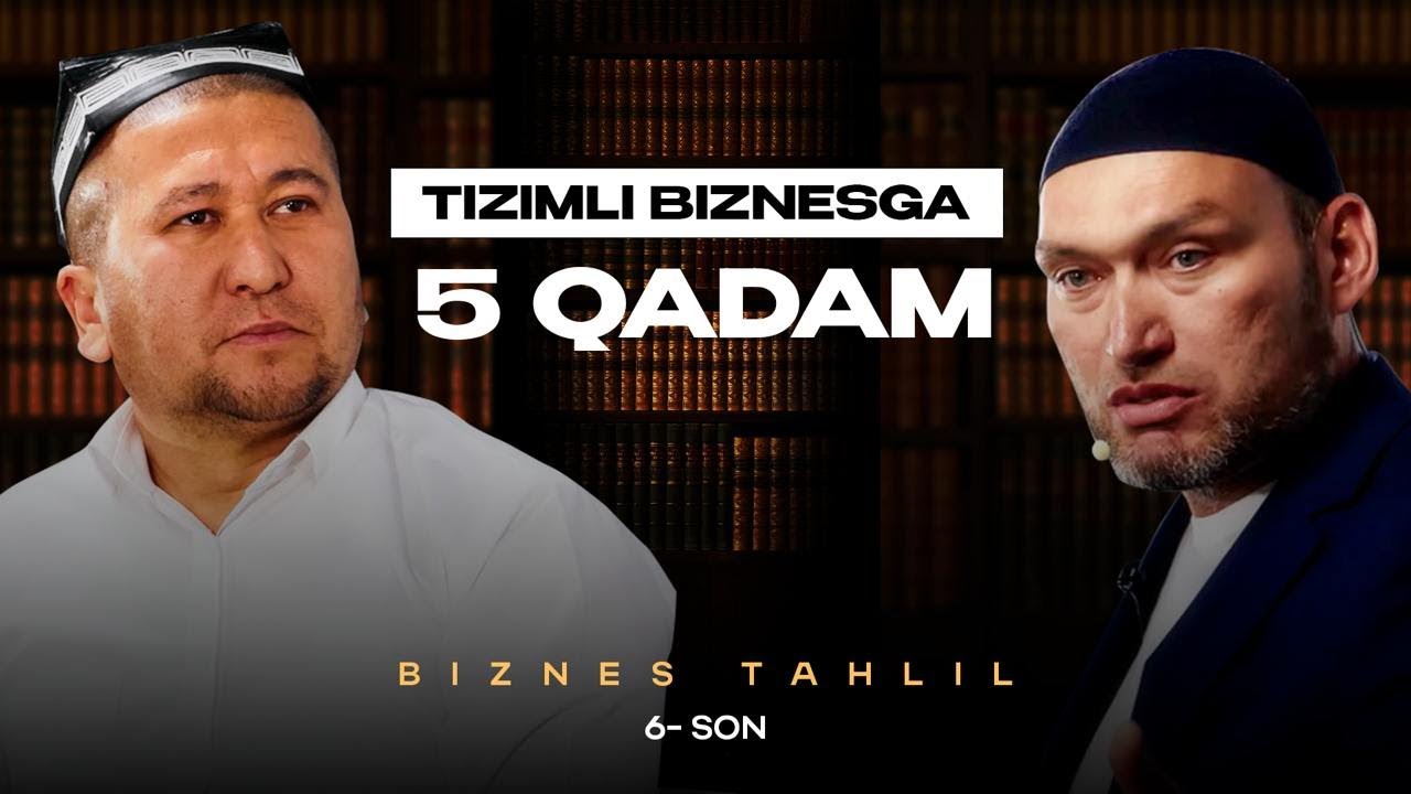 Biznesingizni tizimlashtirish qadamlari | Biznes tahlil 6-son. 1-qism