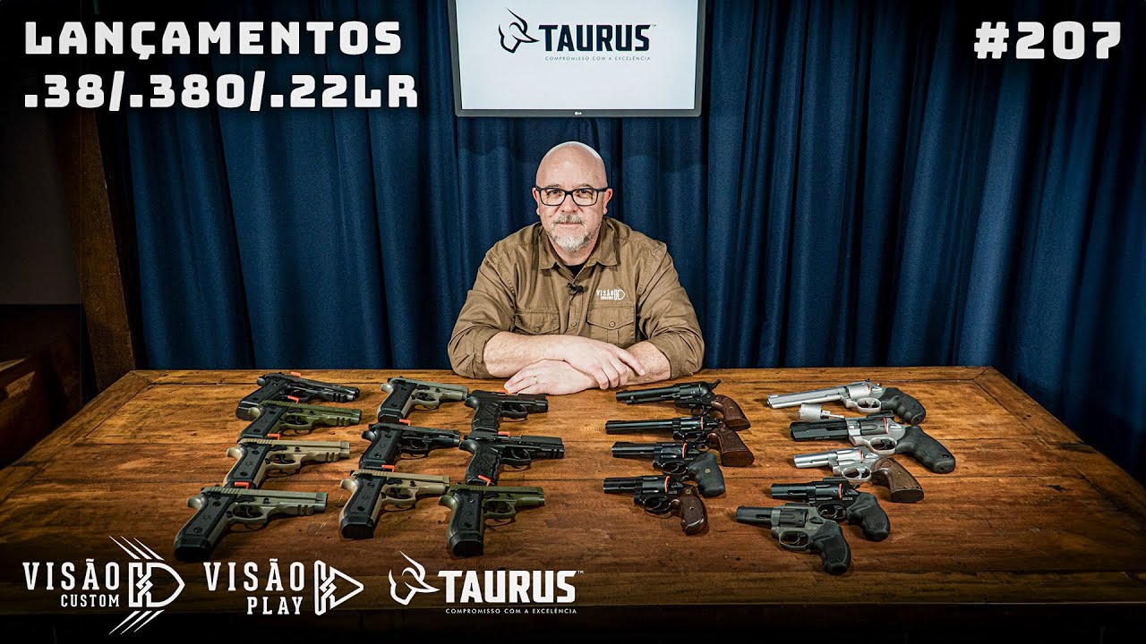 LANÇAMENTOS TAURUS .38/.380/.22LR  // REVIEW 208 // 
