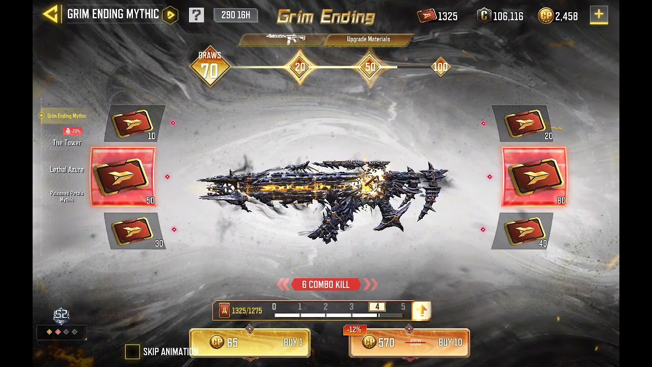 Mythic AK117 Grim Ending draw ..