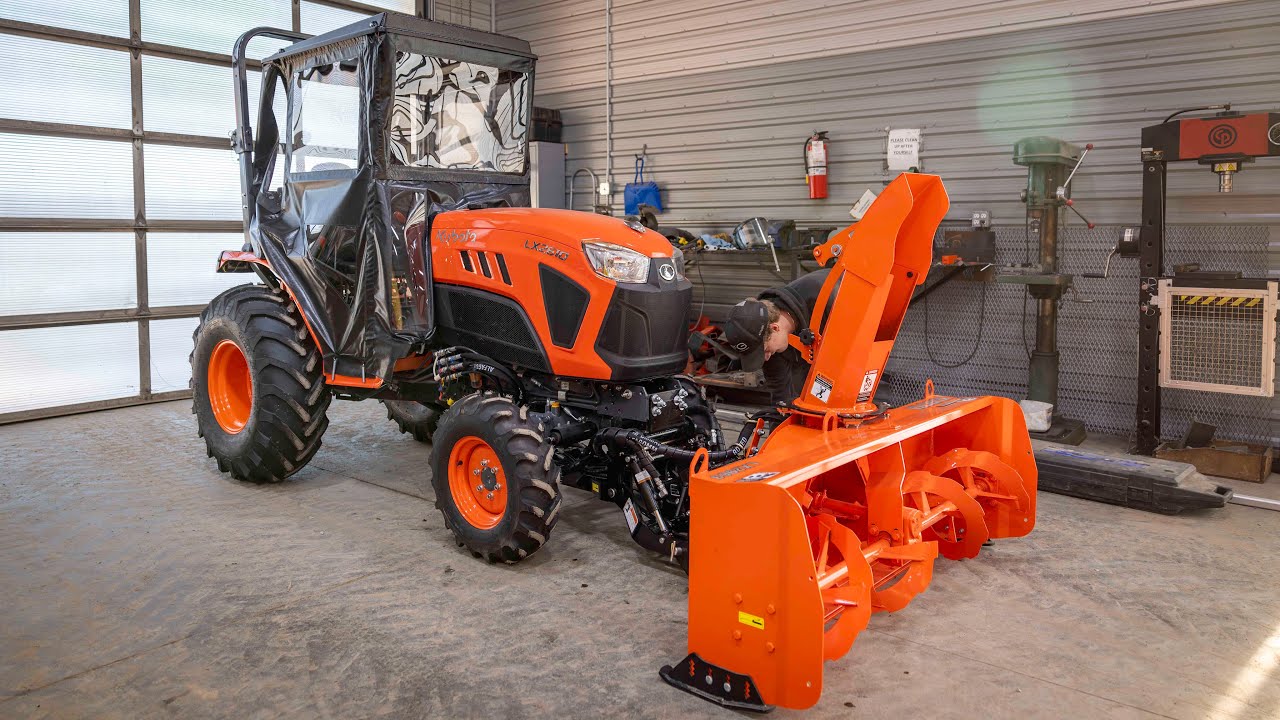 How To Install and Remove Your LX2610 Snow Blower!