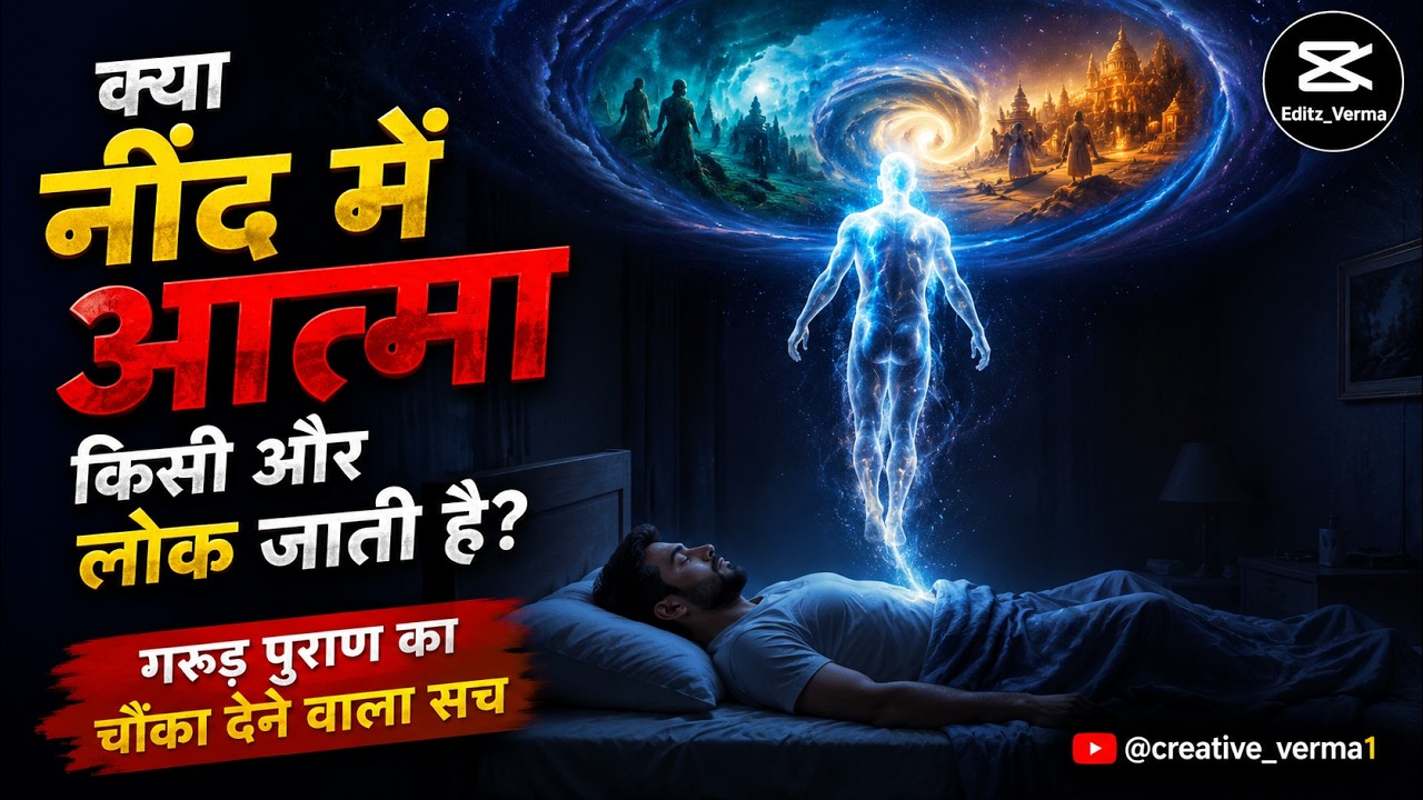 क्या नींद में आत्मा किसी और लोक जाती है || गरुड़ पुराण का चौका देने वाला सच ||@creative_verma1