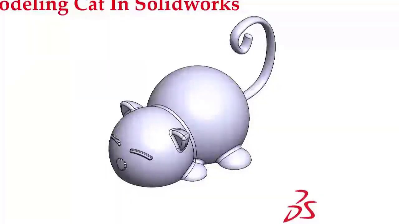 Modeling Cat in Solidworks