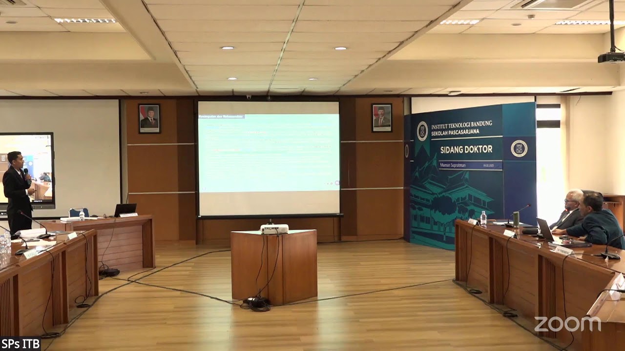 Sidang Doktor a.n. Maman Supratman (FTSL)