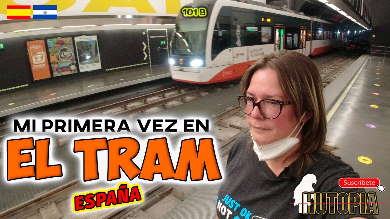 Mi primera vez en el TREN ELÉCTRICO de Alicante España