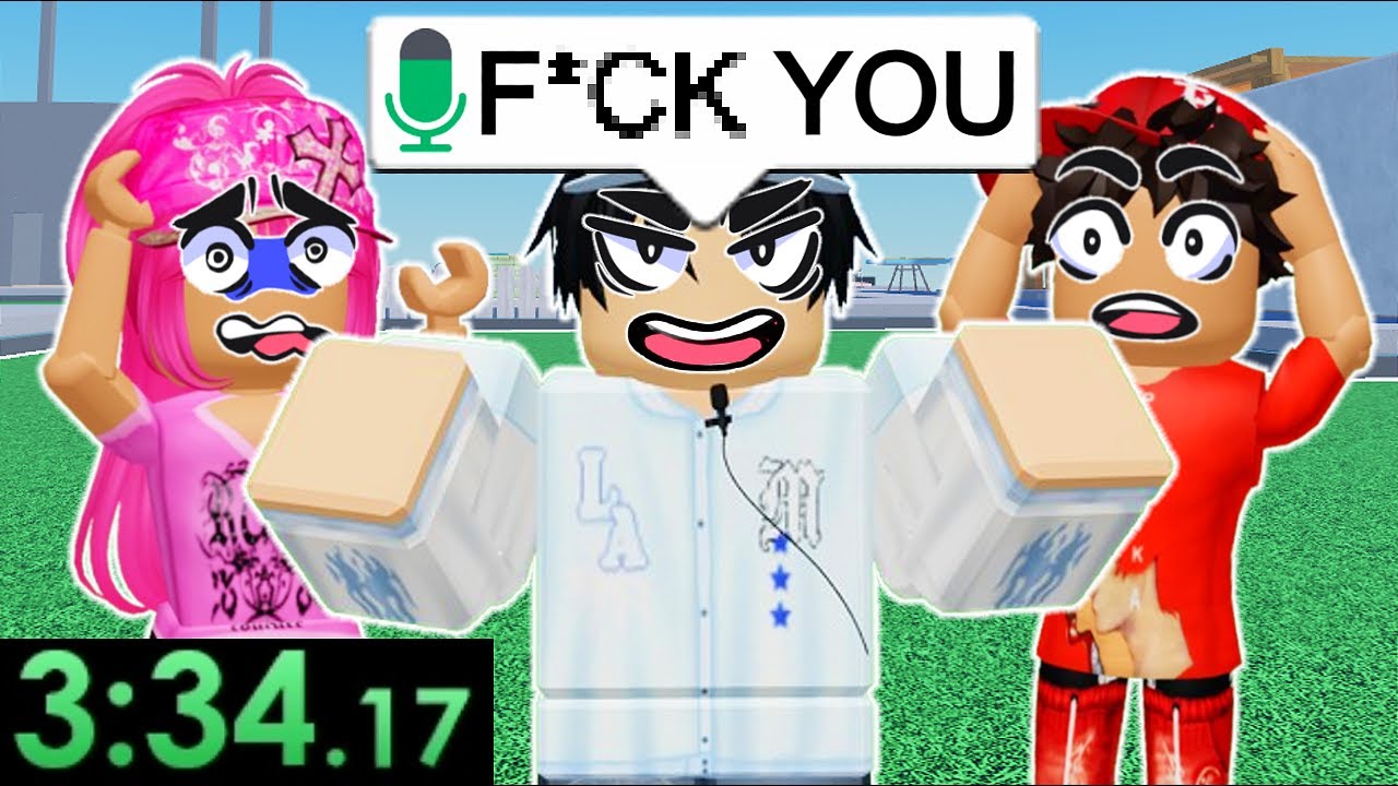 Голосовой чат Roblox BAN SPEEDRUN