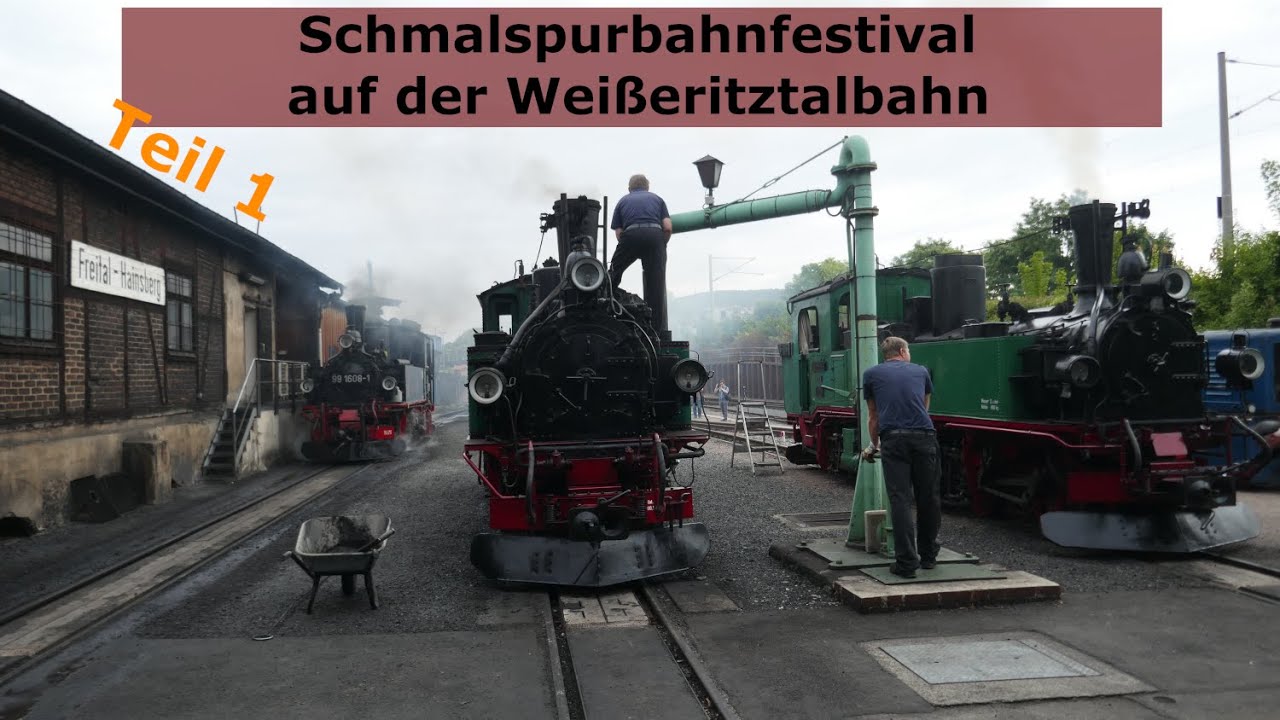 Schmalspurbahnfestival auf der Weißeritztalbahn | 16.7.2022 | Doppelmeyer-Traditionszug | Teil 1/4