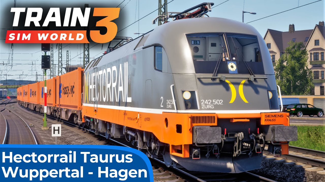HECTORRAIL: Containerzug zum Hafen | Wuppertal - Hagen | TRAIN SIM WORLD 3 | Taurus: BR 182 – TSW 3