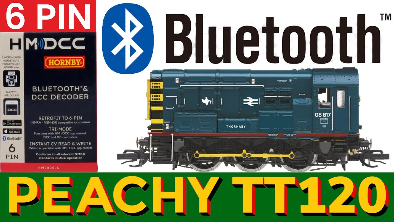 Установка Hornby TT120 HM7000 с 6-контактным разъемом в класс 08
