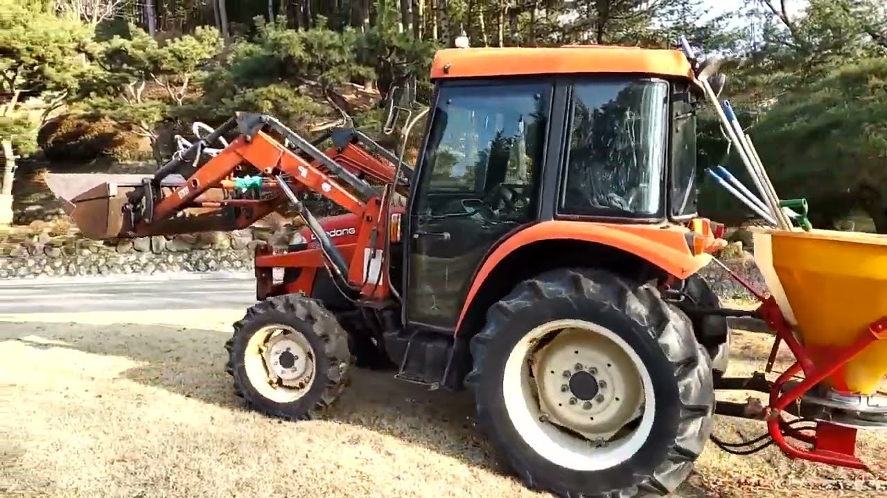 트랙터 앞차축 누유수리 (D470C)