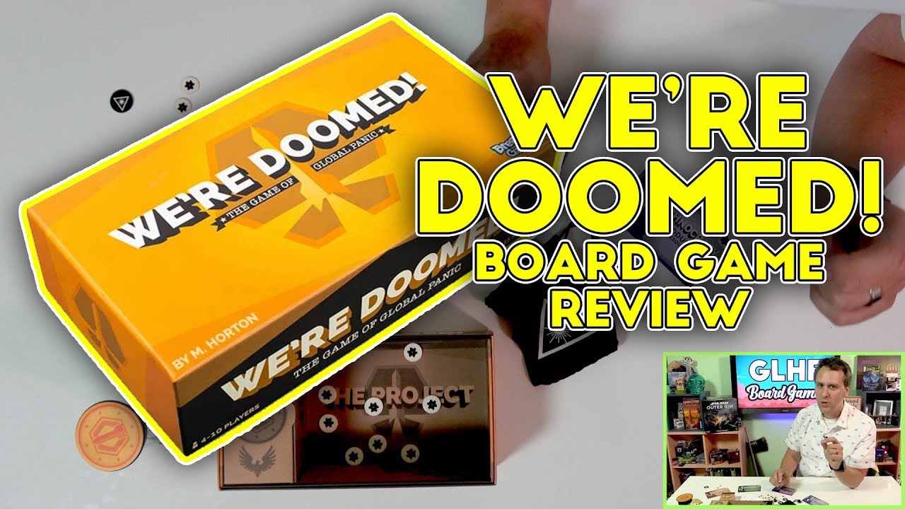 We're Doomed! Board Game Review & How to Play | Awesome Party Game 2019