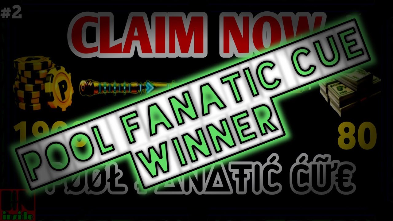 Pool Fanatic Cue Winner Announcement by HN inside