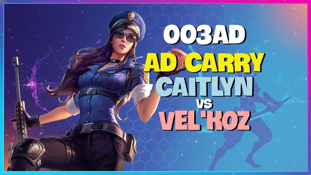 003ad Caitlyn : Gã Này Đang NGHIỀN NÁT Thách Đấu Với Kỹ Năng KITING Ở Tầm Khác - Vietsub