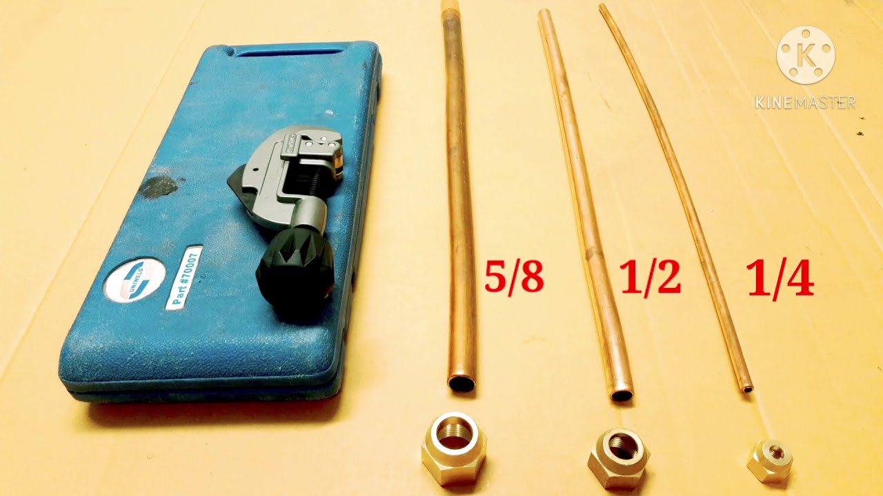 How to make air conditioner copper pipe   flare urdu/hindi