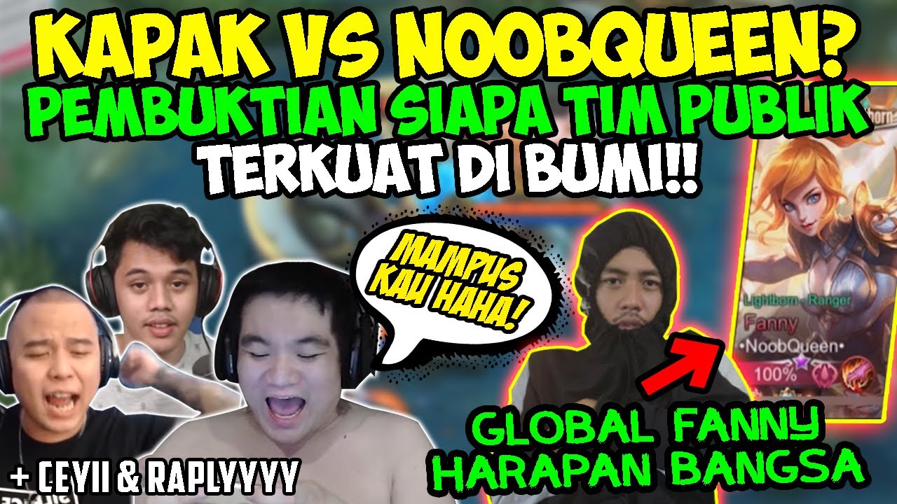 GENG KAPAK VS NOOBQUEEN!! PEMBUKTIAN SIAPA TIM PUBLIK TERKUAT DI BUMI!!! | Donkey BAR BAR