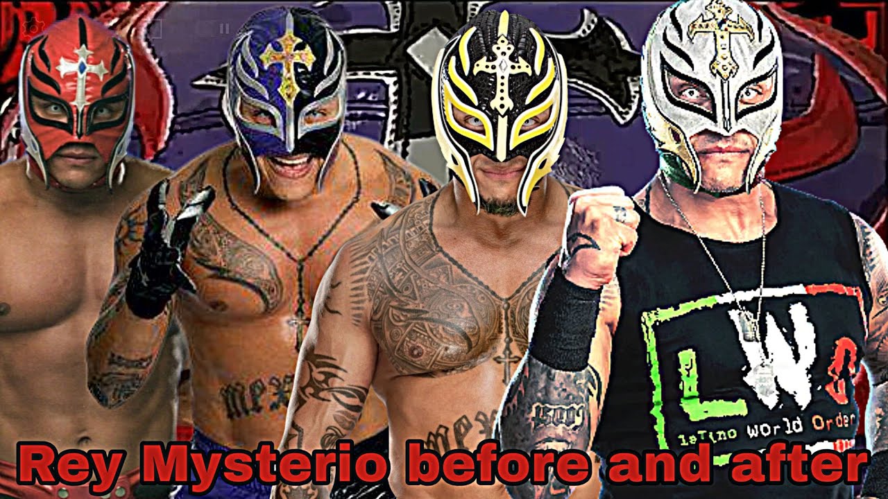 Rey Mysterio before and after 2002-2026