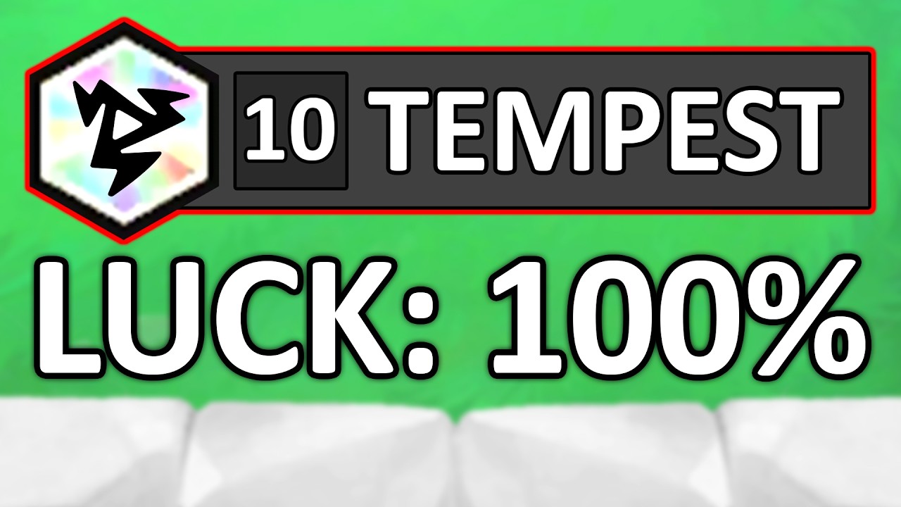 I got 10 TEMPEST... UNBELIEVABLE LUCK!