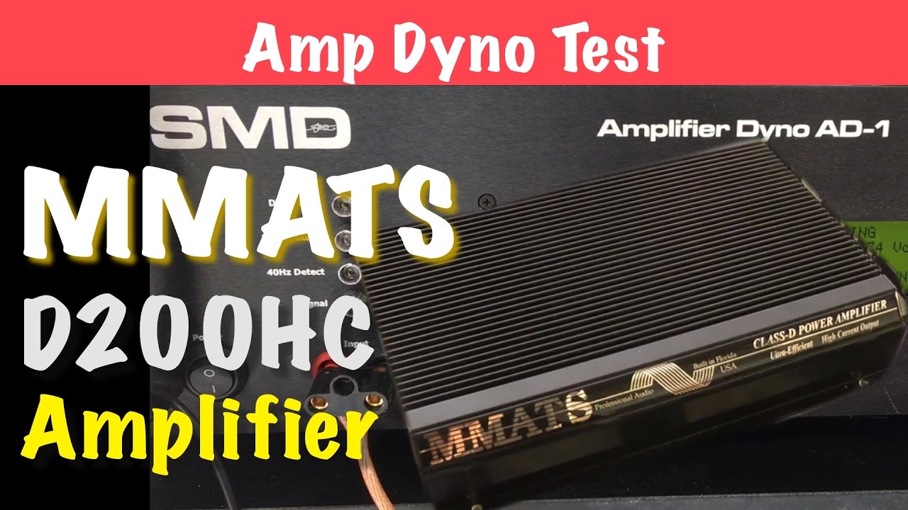 1999 MMATS D200HC Amp Dyno Test