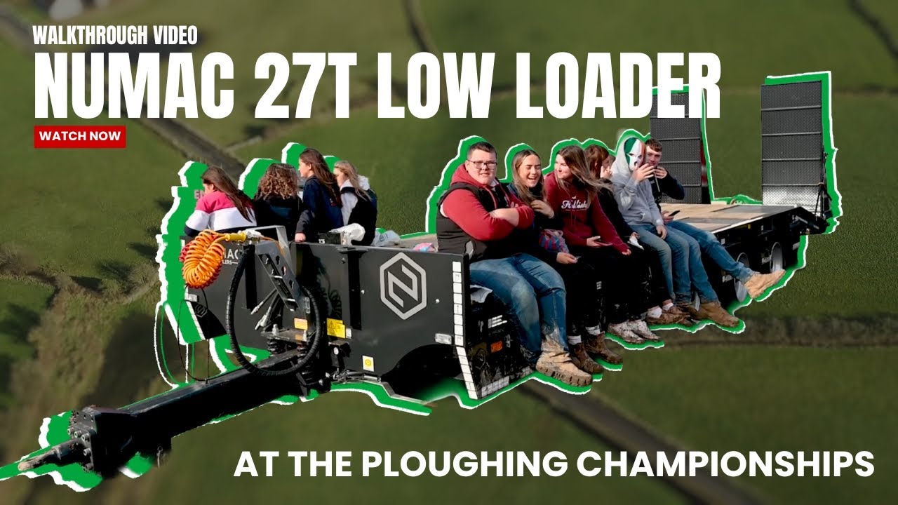 Numac 27T Low Loader Trailer Walkaround | Ploughing Championships 2025